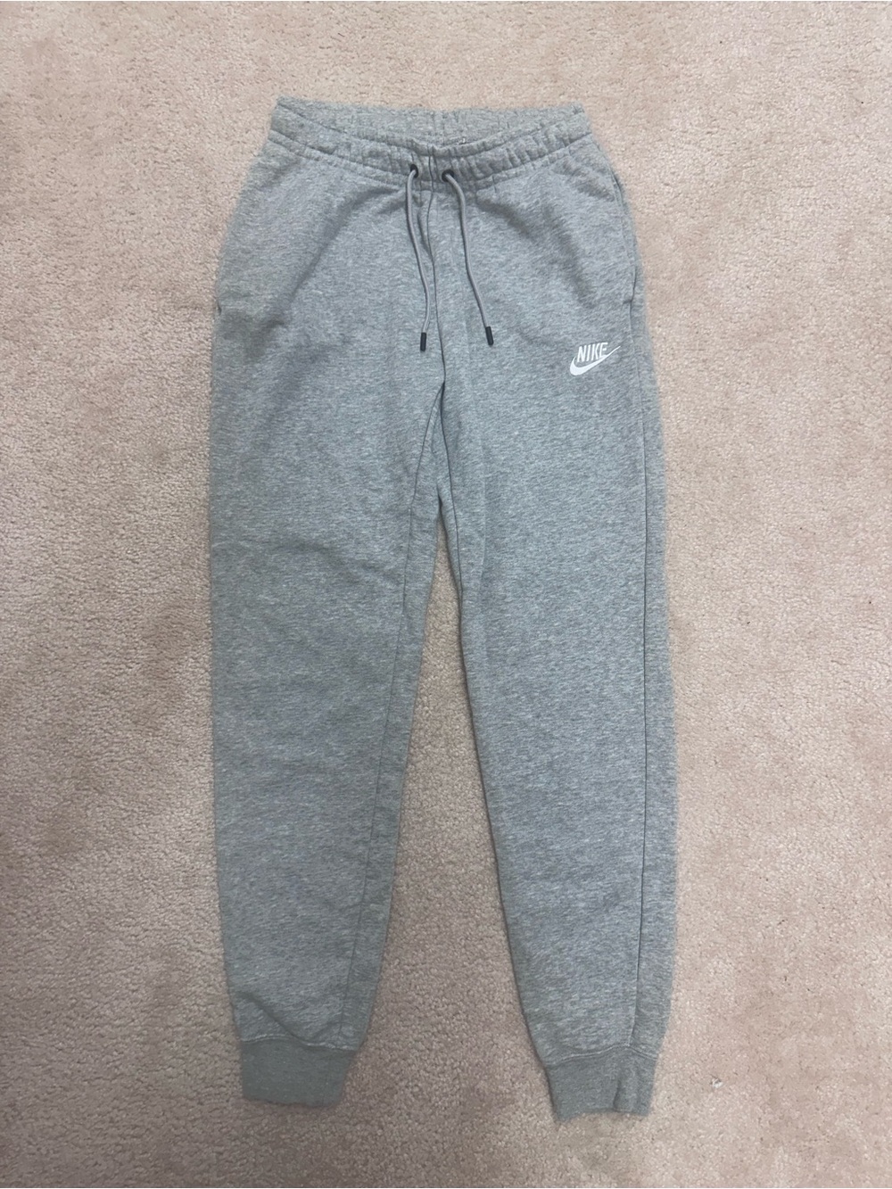Nike Kids Heather Gray Jogger Sweatpants